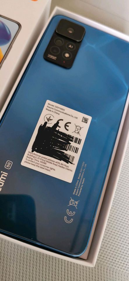 Xiaomi Redmi Note 11 pro 5G NEU Atlantic Blue in Eisenach