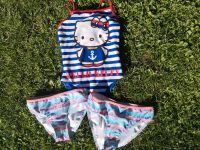 Badezeug Mädchen Badeanzug hello kitty Hosen 110 116 128 Sachsen-Anhalt - Hohenmölsen Vorschau