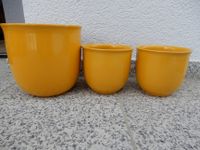 3 x Übertopf Keramiktopf Blumentopf gelb uni 16 cm 2 x 11 cm Bayern - Nordendorf Vorschau