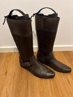 tamaris, moderne Damenstiefel, braun, Leder, Gr. 39 Schleswig-Holstein - Escheburg Vorschau