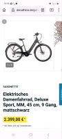 "SAXONETTE E-Bike Deluxe Sport , 9 Gang Shimano Sachsen-Anhalt - Bitterfeld Vorschau