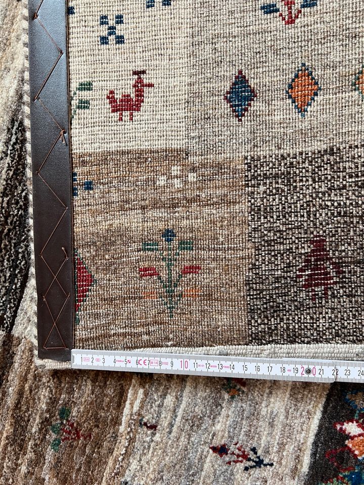 CarpetVista Gabbeh Teppich Wolle handgeknüpft 204x151 cm wie neu in Wunstorf