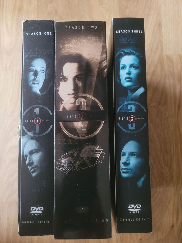 DVD - AKTE X - STAFFEL 1,2,3 - The X-Files Sammel-Edition in Asendorf (bei Bruchhausen-Vilsen)