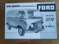Ford FK 1000 Prospekt 55PS 1,5 Bayern - Neufraunhofen Vorschau