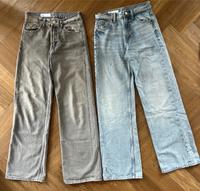 Jeans, ZARA, Gr. 32, straight, blau u. grau, Damen Bayern - Ergolding Vorschau