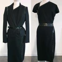 Alexander Mcqueen Kostüm Kleid Blazer Jacke schwarz Lack 36 S IT Nordrhein-Westfalen - Erkelenz Vorschau