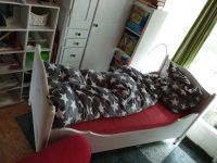 Antikes Bett Kinderbett Sofa Couch weiß Lattenrost Matratze Holz Bayern - Sulzberg Vorschau