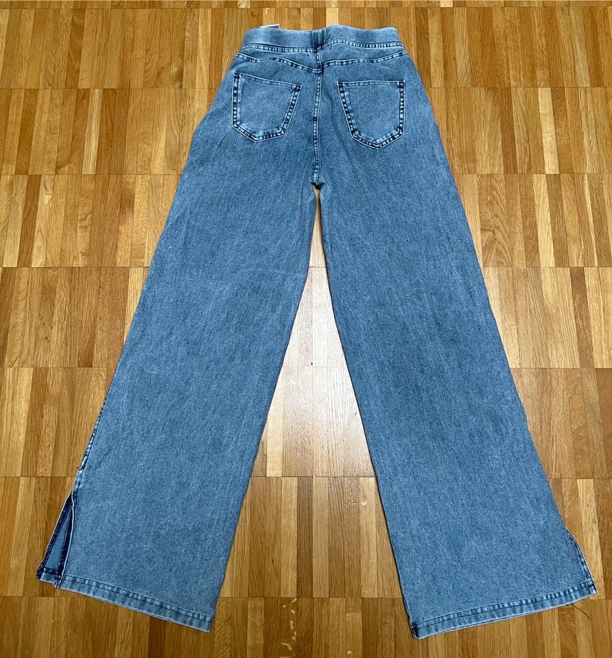 Jeans 158 H&M Jeansleggings wide leg bequem in Heiligenhaus