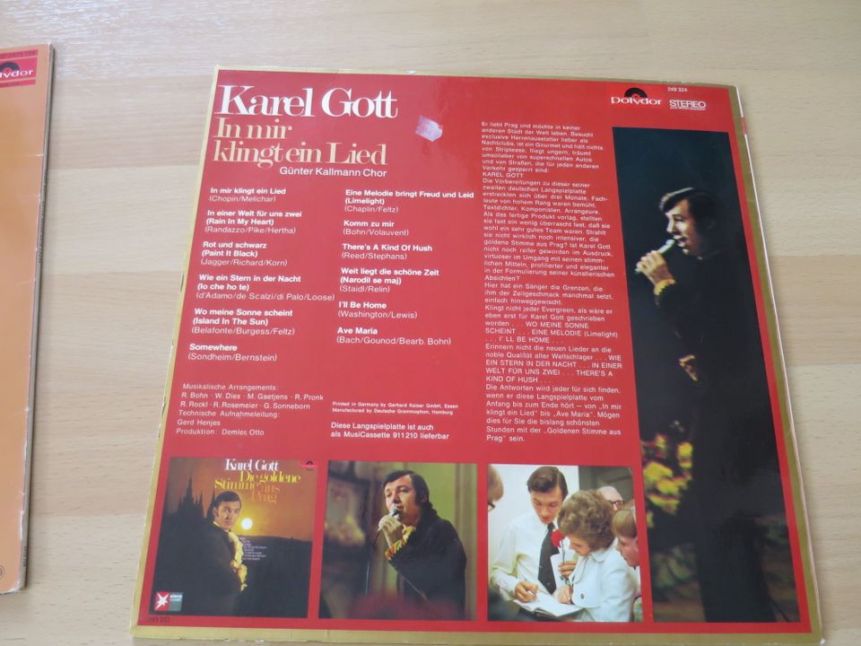 2 Schallplatten Vinyl LP Karel Gott 70er Jahre in Bayreuth