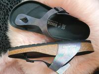 ❤ NEU BIRKENSTOCK GIZEH ♡ 41 ♡ SCHWARZ ♡ IRIDECENT BLACK ❤️ VEGAN Schleswig-Holstein - Wees Vorschau