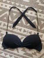 Schwarzer Bikini oder BH Neckholder mit Ketten Schleswig-Holstein - Elmshorn Vorschau