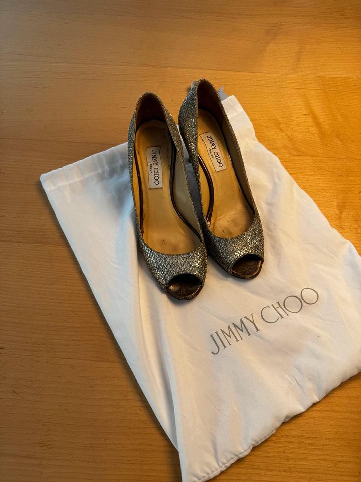 Jimmy Choo pumps peeptoe gr. 38 in Bayerbach b Ergoldsbach