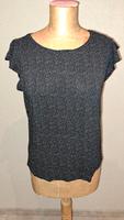 Opus Shirt T-Shirt blau weiß gepunktet Polka dots M 38 Hessen - Büttelborn Vorschau