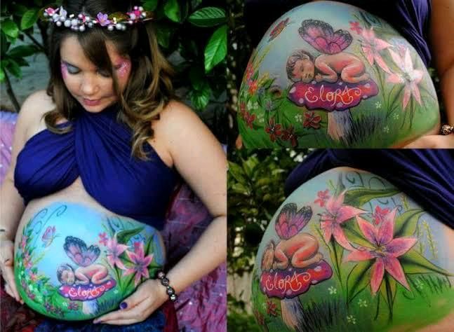 Belly Painting / Bauch Bemalung in Massing