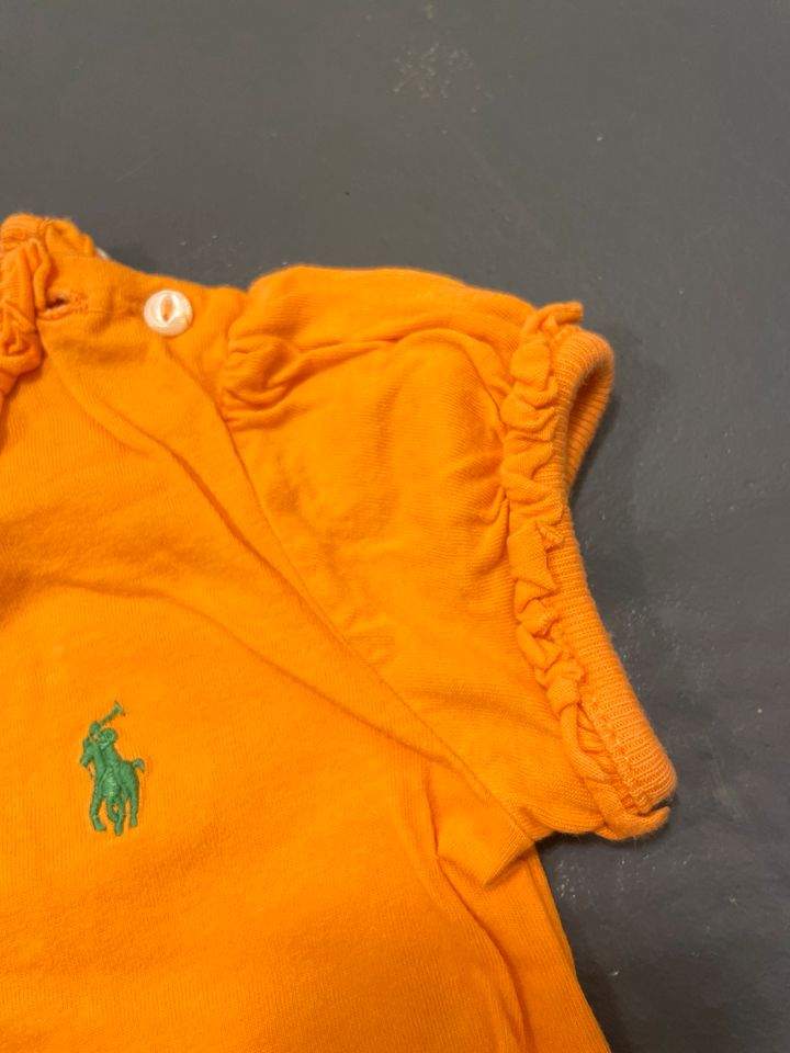 Ralph Lauren T-Shirt gr 24 Monate 80/86 orange Rüschen in Hannover