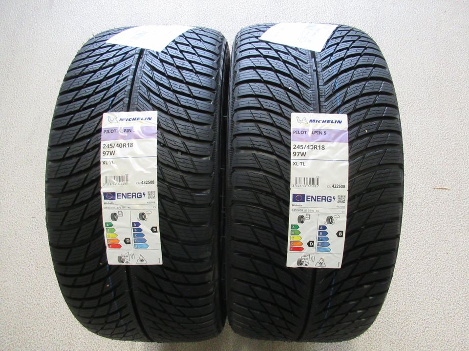 Michelin Pilot Alpin 5 - 245/40 R18 97W XL Winterreifen Neu !! in  Rheinland-Pfalz - Ockenheim | Reifen & Felgen | eBay Kleinanzeigen ist  jetzt Kleinanzeigen