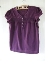 H&M LOGG Bluse Blusenshirt 38 40 M lila Shirt Babydoll Niedersachsen - Calberlah Vorschau