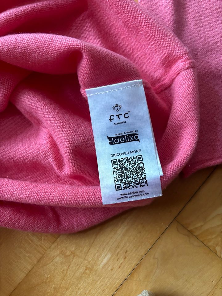 FTC Cashmere Strickjacke Strickweste pink Rose Gr. M in Schondorf am Ammersee