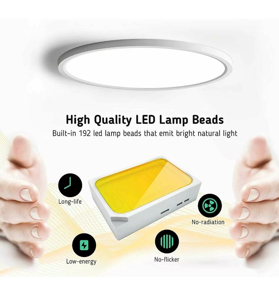 18W LED Deckenleuchte Deckenlampe Bad Badezimmer Küche Lampe in Bebra