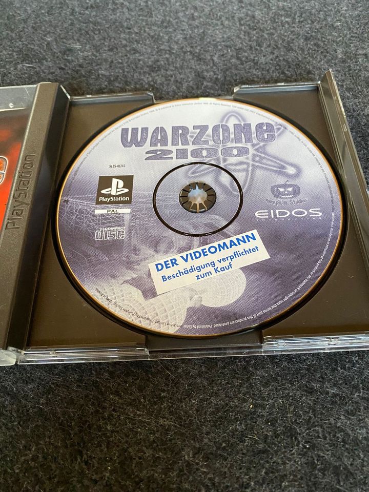 Warzone 2100 für die Playstation 1 PS1 in Nordkirchen