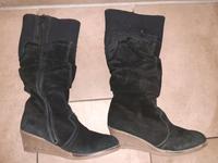Rieker Lammfell Damenstiefel Gr.38 Nordrhein-Westfalen - Ennigerloh Vorschau