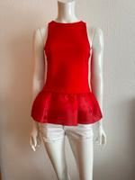 H&M Top Shirt Schößchen Schößchentop rot Organza Essen-Borbeck - Dellwig Vorschau
