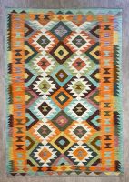 Afghan Kelim 244x169 cm handgewebt orient carpet orange Berlin - Wilmersdorf Vorschau