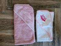 2 Kinderhandtücher/ Kapuzenhandtücher, rosa und weiß Baden-Württemberg - Filderstadt Vorschau