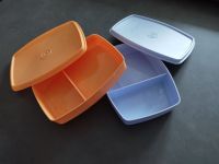 2 kleine Tupperware Dosen / Lunch Boxen in blau und orange Hessen - Dietzenbach Vorschau