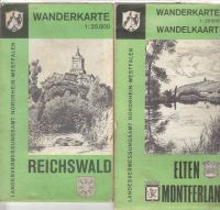 Wanderkarte Wandelkaart Reichswald oder Elten Montferland Kleve Nordrhein-Westfalen - Kleve Vorschau