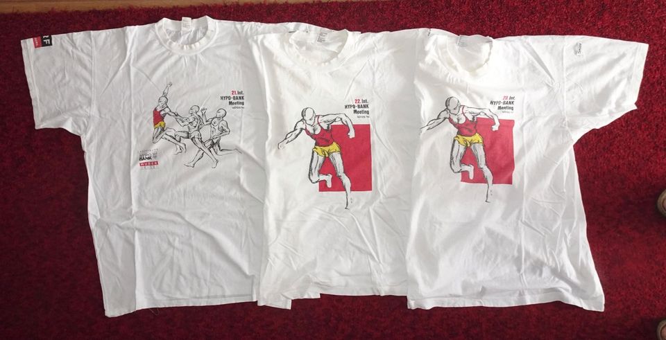 T-Shirts: Hypo Bank-Meeting 1995 L, 1996 XL, 1997 XL in Herrstein