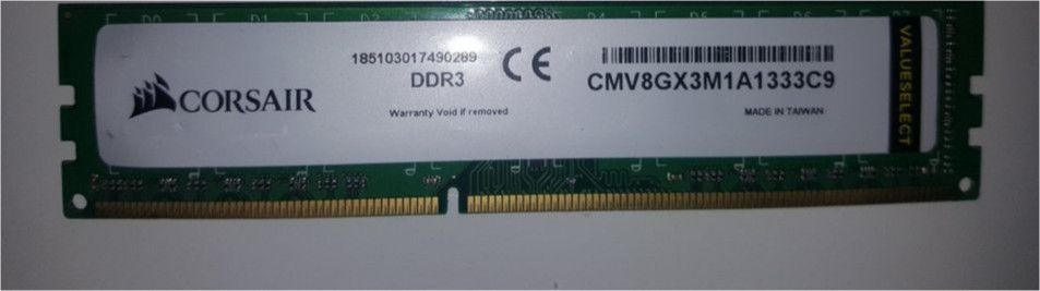 Corsair Value Select 8GB Arbeitsspeicher 10600 DDR3 1333 Mhz in Freital
