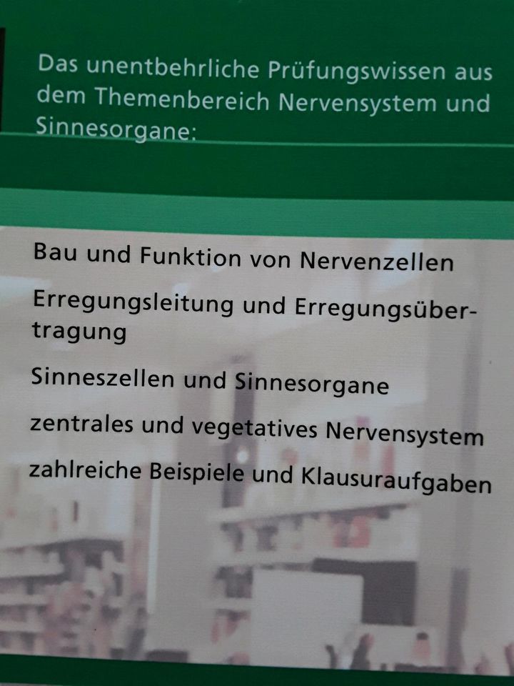 BIOLOGIE Duden Nerven und Sinnesorgane Abitur/Medizin in Limburgerhof