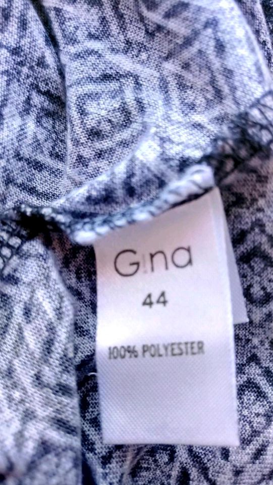 Gina Stretch Shirt schwarz weiss gemustert in Gleichen