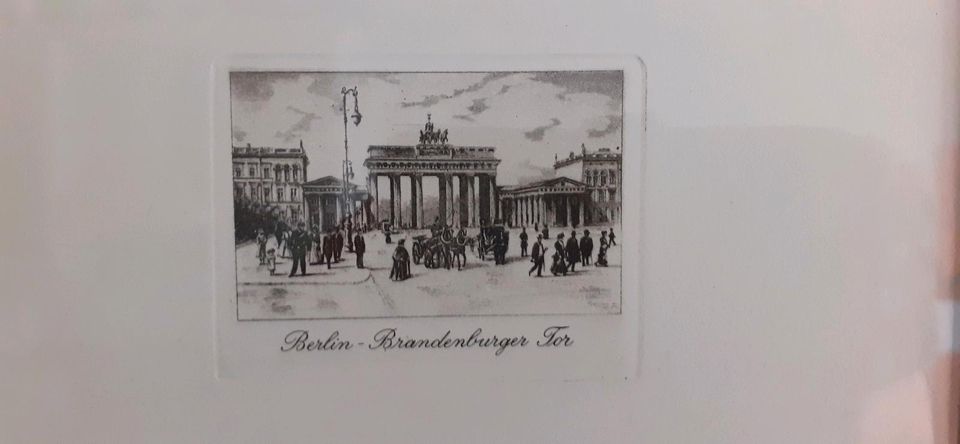 Brandenburger Tor früher Radierung in Klein Nordende