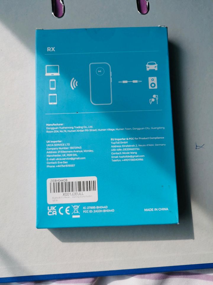 Bluetooth Wireless music receiver Neue. in Viersen