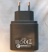 Ladegerät Adapter Netzteil Wandadapter QuickCharge USB 18W Düsseldorf - Rath Vorschau