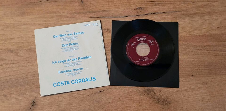 Costa Cordalis 7" Single Amiga Quartett Schallplatte / Vinyl in Dresden