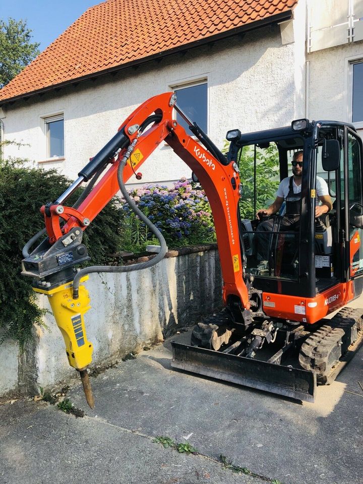 ✔ Stemmhammer Abbruchhammer Hydraulikhammer mieten leihen Bagger in Stadthagen