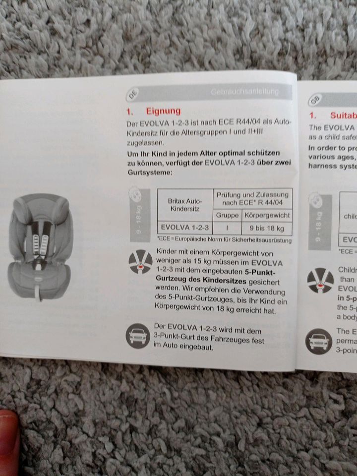 Britax Römer Evolva 1-2-3 in Niddatal