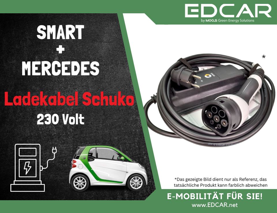 ⚡ Smart Mercedes Ladeziegel / Ladekabel Schuko Typ 2 in Hessen -  Staufenberg