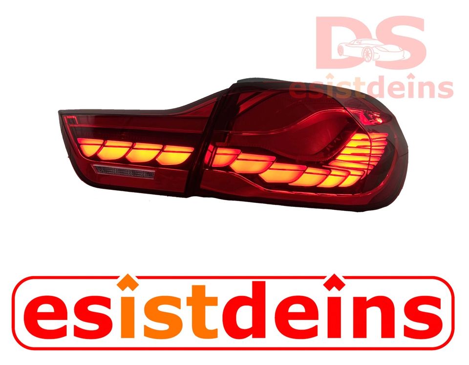 BMW 4er F32 F33 F36 M4 F82 LED Rückleuchten in Rot Bj. (13-21) in Quickborn