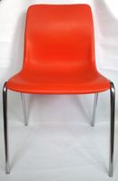 Hiller - Stuhl - Design - Orange - Vintage - stapelbar Niedersachsen - Zeven Vorschau