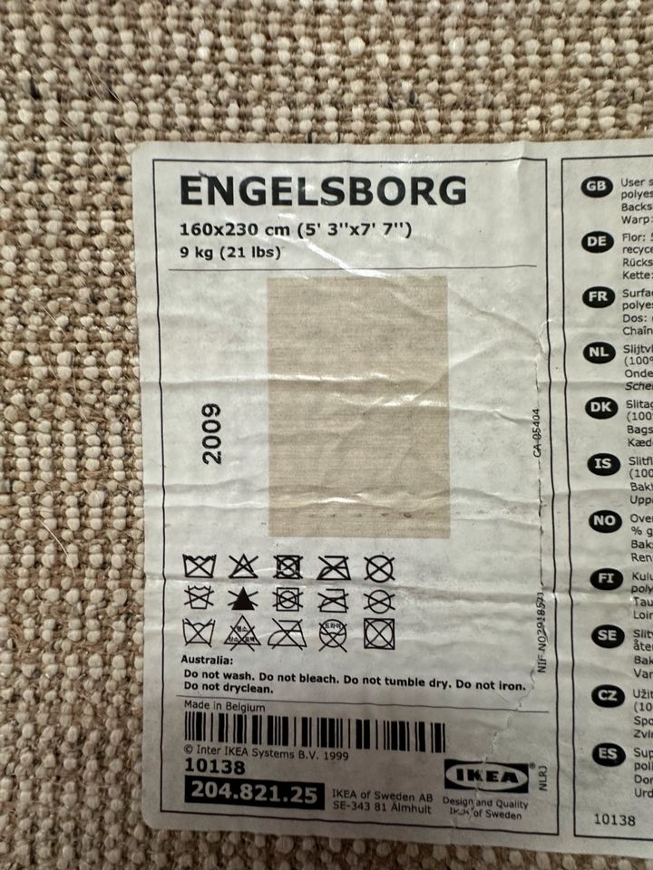 Teppich IKEA ENGELSBORG 160x230 in Wadgassen