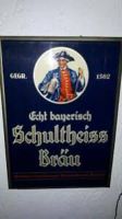 Bay Schultheiss Bräu Weissenbrunn 1562 Leutheusser Schild Krug Bayern - Weißenbrunn Kreis Kronach Vorschau