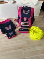 McNeill Schulranzen Ergo Primero pink dunkelblau Schmetterling Baden-Württemberg - Sölden Vorschau