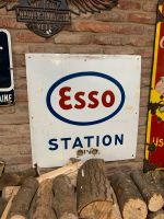 ESSO STATION Emaile Schild Oldtimer Dekoration Sammlerstück Saarland - Nalbach Vorschau