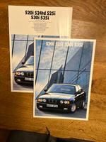BMW Prospekte 5er / E34 von 2/88 Feldmoching-Hasenbergl - Feldmoching Vorschau