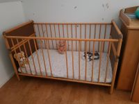 Kinderzimmer Babyzimmer buche massiv Paidi Bett, Wickelkommode, Nordrhein-Westfalen - Hilchenbach Vorschau