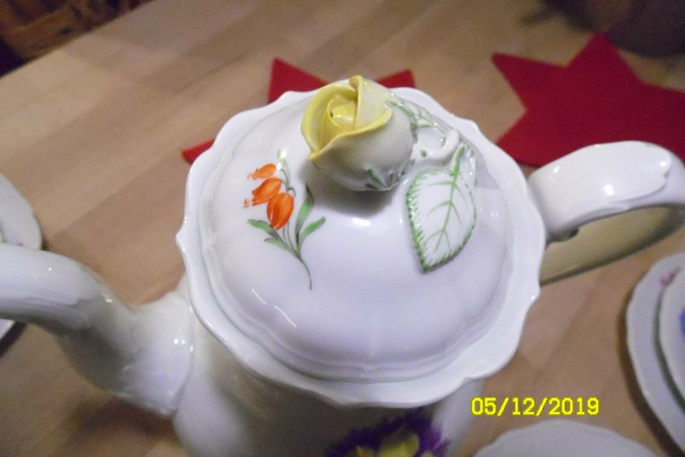 Meissen Kaffeeservice Blume 1. Wahl  ca. 1935-1945 in Wittenmoor